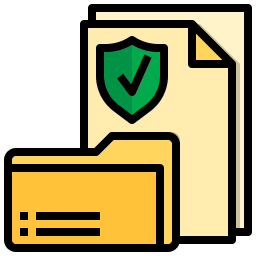 Document documents contract security icon
