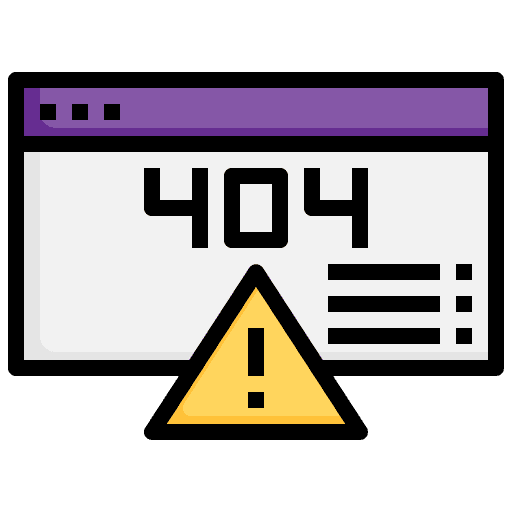 Error 404 error computer seo and web icon