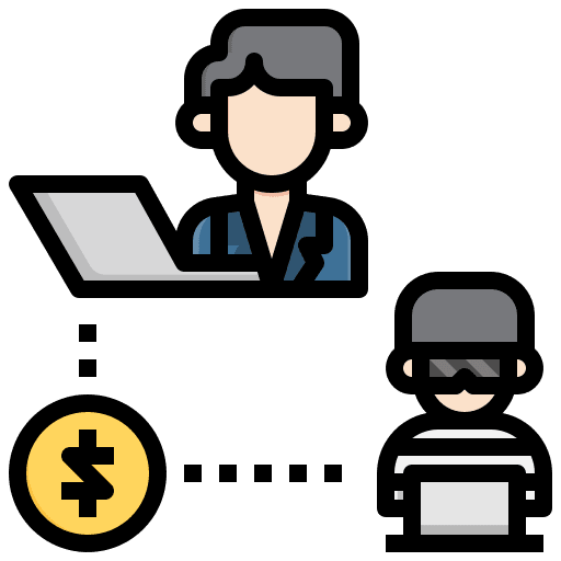 Robbery dollar robbery crime icon