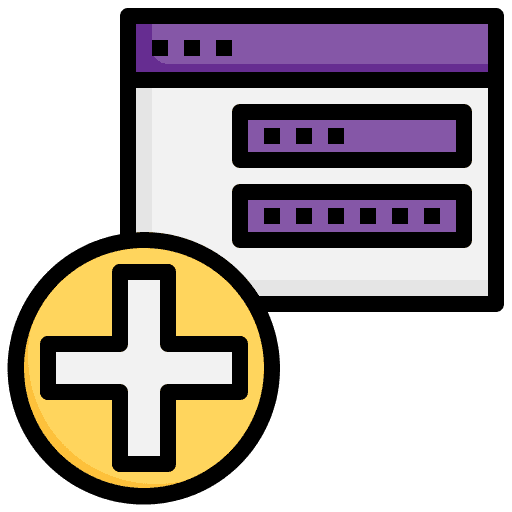 Rehabilitation healthcare and medical ui interface icon