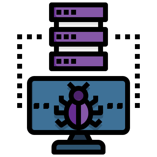 Server files network hosting icon