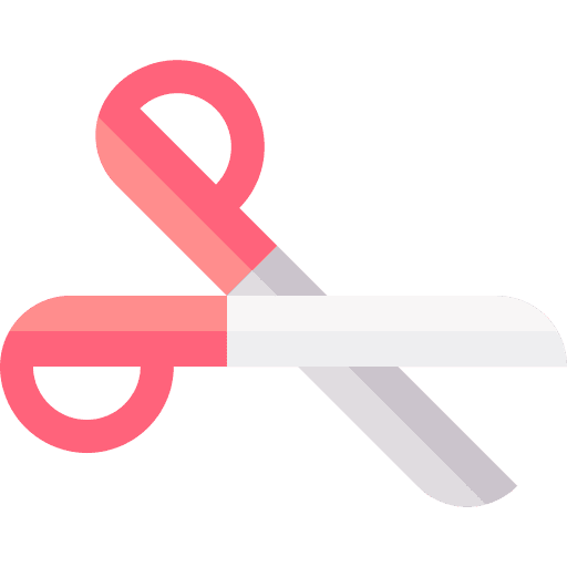Scissors cut art and design diy icon Scissors cut art and design diy icon