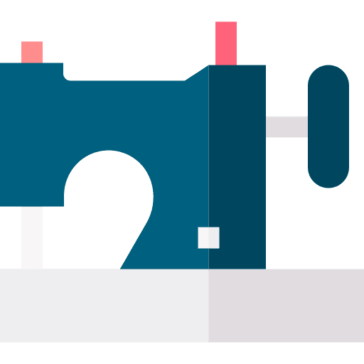 Sewing machine diy tailoring electronics icon
