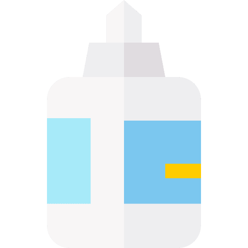 Liquid glue art and design liquid glue school material icon Liquid glue art and design liquid glue school material icon