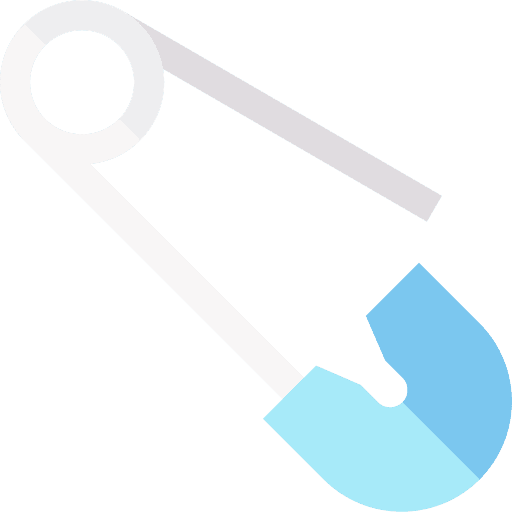 Safety pin tailoring safety pin tool icon Safety pin tailoring safety pin tool icon