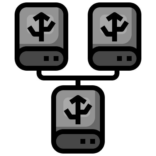 Backup recovery electronics hard drive icon