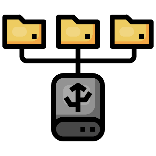 Folder networking hdd folder icon