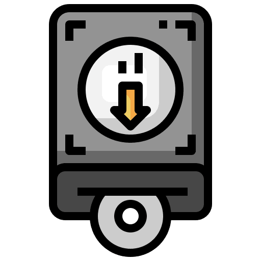 Harddisk data hard drive hardware icon