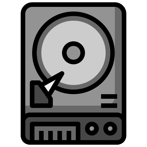 Harddisk hard drive electronics disc icon