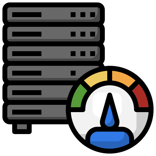 Speedometer server network database icon