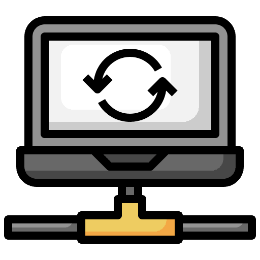 Sync sync electronics load icon