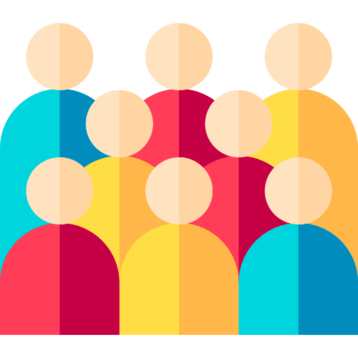 Audience person team group icon