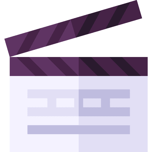 Clapperboard film cinema clapper icon