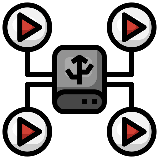 Video video hdd usb icon