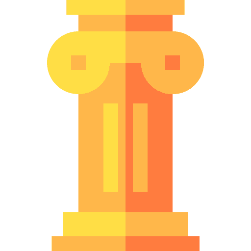 Column monument history decoration icon Column monument history decoration icon