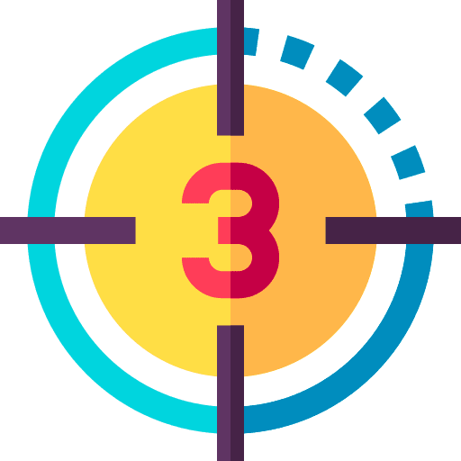 Countdown numbers intro counting icon Countdown numbers intro counting icon