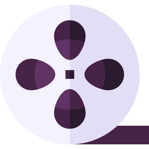Film reel filming cinema photographic film icon Film reel filming cinema photographic film icon