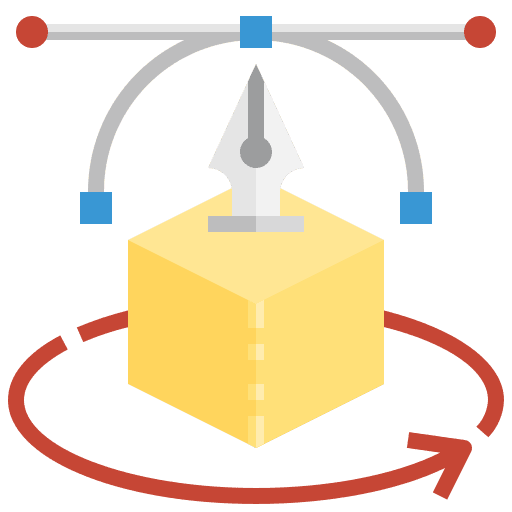Modeling cube edit tools three dimensional icon