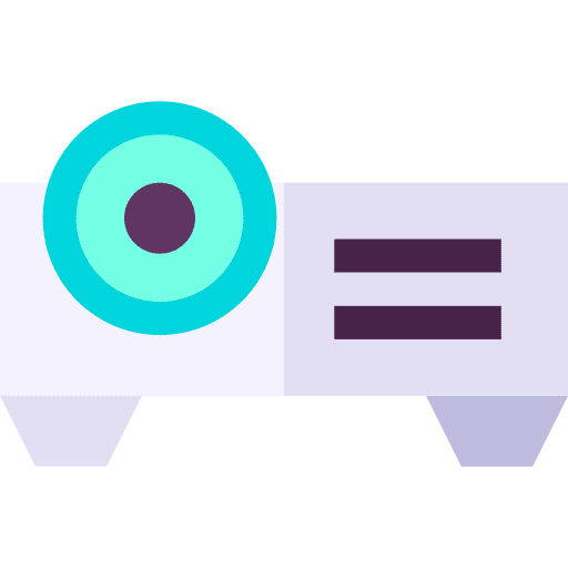 Projector presentation gadget device icon Projector presentation gadget device icon