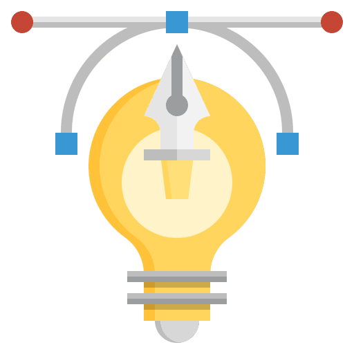 Big idea idea power art and design icon Big idea idea power art and design icon