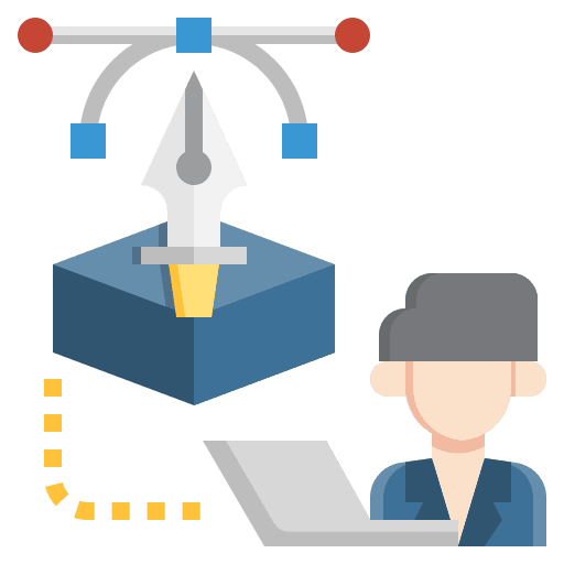 Branding parcel brand positioning delivery man icon Branding parcel brand positioning delivery man icon
