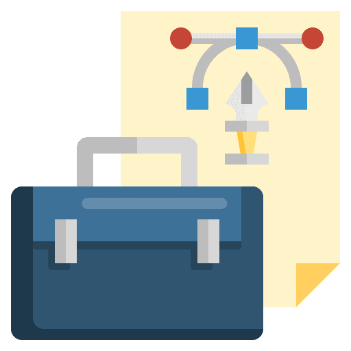 Portfolio ui bag art and design icon Portfolio ui bag art and design icon