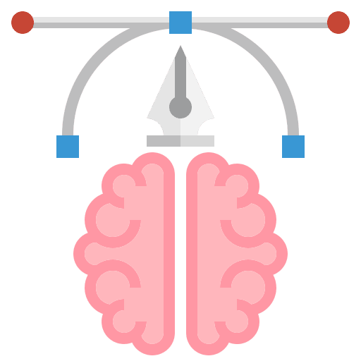 Potential chance users brain icon