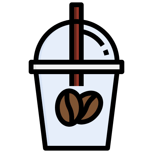 Ice coffee iced coffee coffee food and restaurant icon