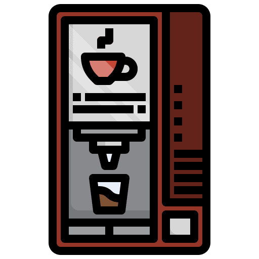 Vending machine espresso electronics machine icon