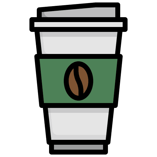 Coffee cup food paper cup icon