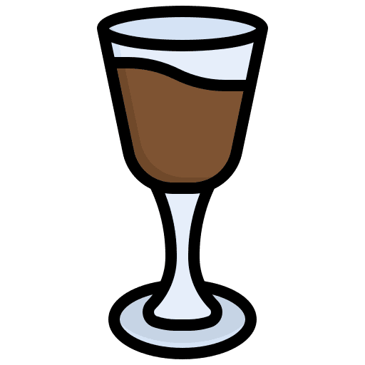 Coffee liquor drink food icon
