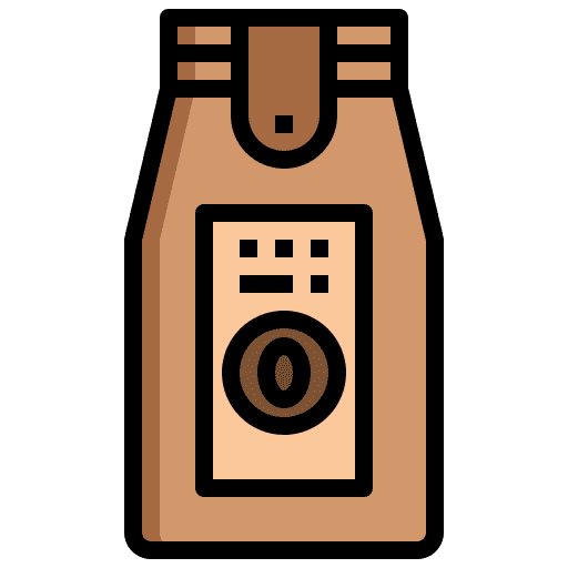 Coffee pack drink tea bag food and restaurant icon