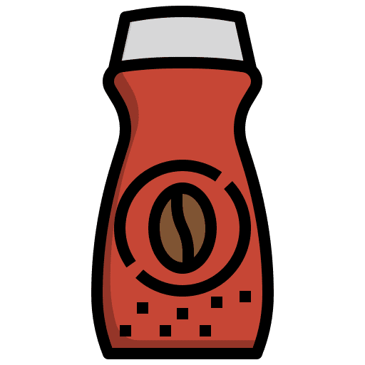 Instant coffee drink coffee bottle icon