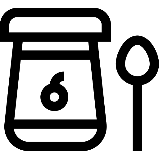 Jam jam jar container icon