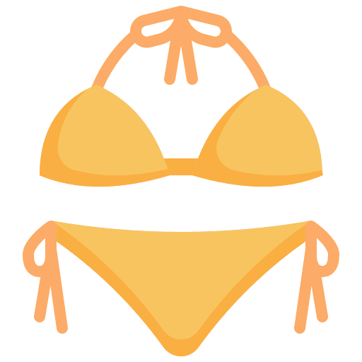 Bikini summer swimming bikini icon Bikini summer swimming bikini icon