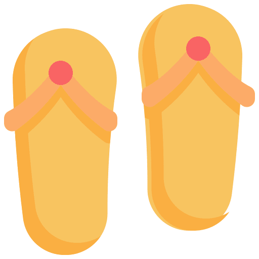Slippers footwear flip flop summer icon Slippers footwear flip flop summer icon