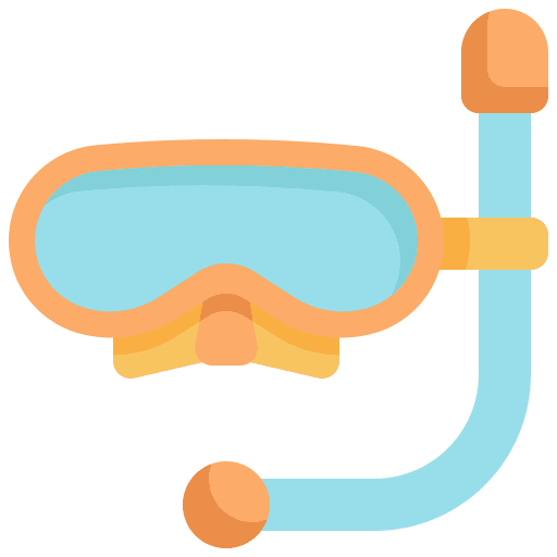 Snorkel sport equipment snorkel diving mask icon Snorkel sport equipment snorkel diving mask icon
