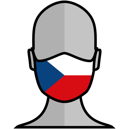 Face mask face mask czech republic covid icon