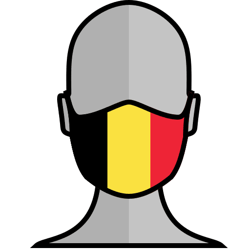 Face mask flag covid face mask icon