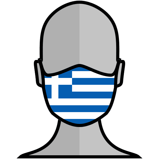 Face mask greece protection europe icon Face mask greece protection europe icon