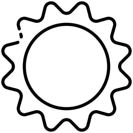 Sun sunny sun weather icon