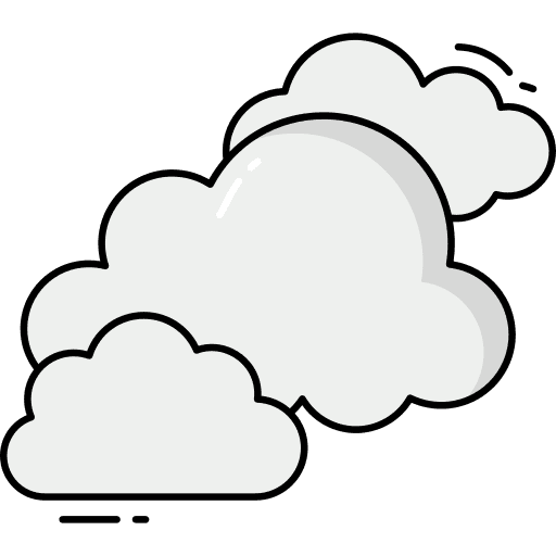 Clouds weather sky clouds icon