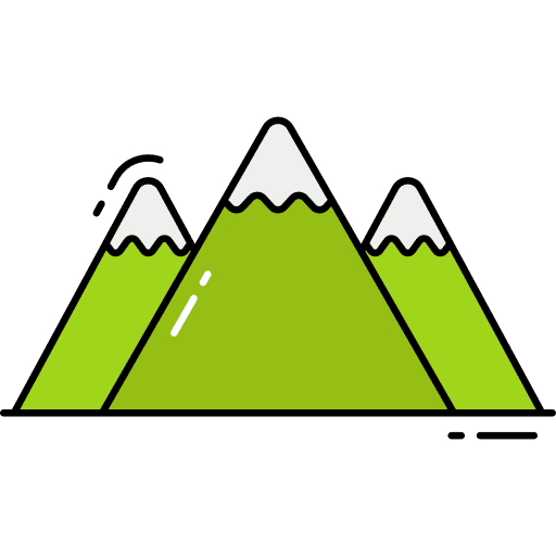 Mountain altitude mountain landscape icon