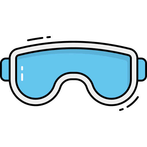 Goggles goggles protection ski equipment icon Goggles goggles protection ski equipment icon