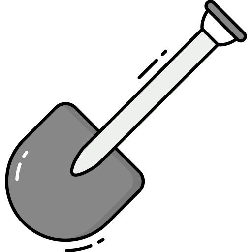 Shovel construction gardening tool digging icon Shovel construction gardening tool digging icon