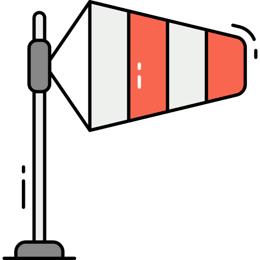 Wind sign weather wind direction signaling icon Wind sign weather wind direction signaling icon