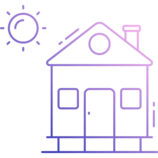 Resort hut architecture and city cabin icon Resort hut architecture and city cabin icon