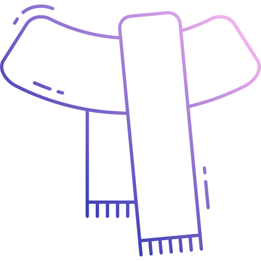 Scarf accessory winter scarf garment icon