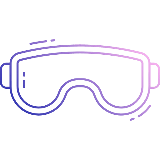 Goggles ski equipment winter sport protection icon Goggles ski equipment winter sport protection icon