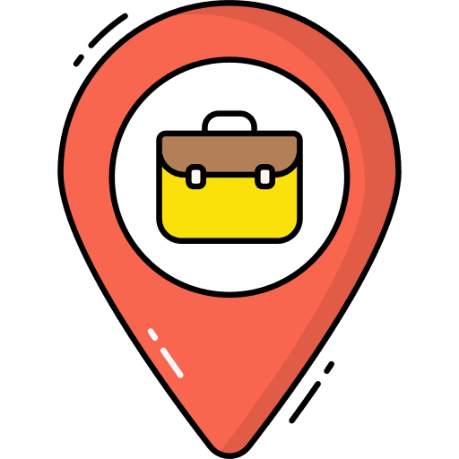 Location map pointer maps and location placeholder icon